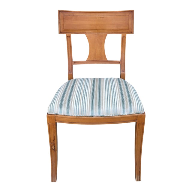 Antique Swedish Regency Klismos Side Chair - 1 of 3 For Sale