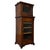 Antique English Walnut Narrow Display Cabinet, 1800s For Sale - Image 12 of 12