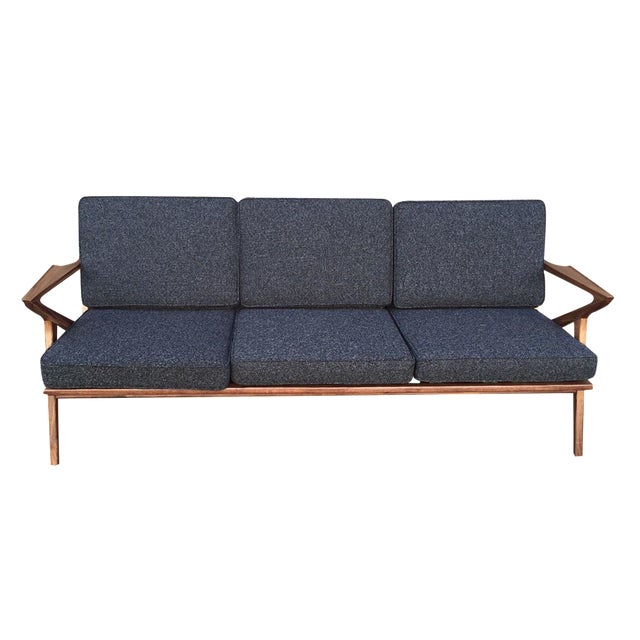MidCentury Custom "Z" Style Sofa Chairish