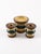 Ceramic Scandinavian Modern Model KB 301 Candlesticks in Ceramic from Gabriel Sweden Rings, 1970s, Set of 3 For Sale - Image 7 of 7
