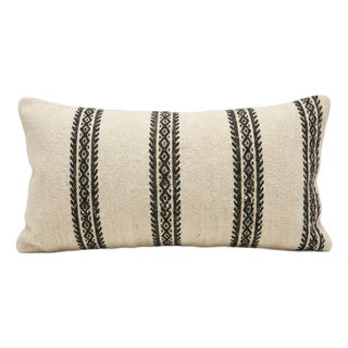 Anatolian Kilim Lumbar Pillow Cover 16'' X 24'' For Sale