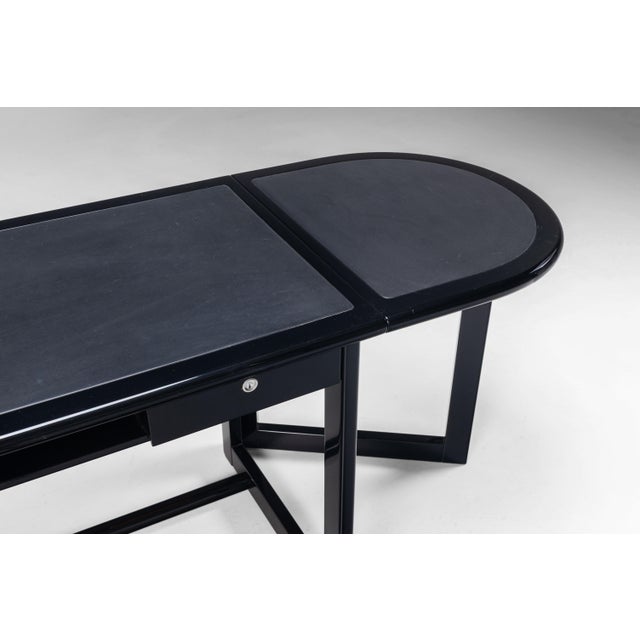 Drop Leaf Desk with Pamplona Chair by Augusto Savini for Pozzi, Italy, 1970s For Sale - Image 12 of 18