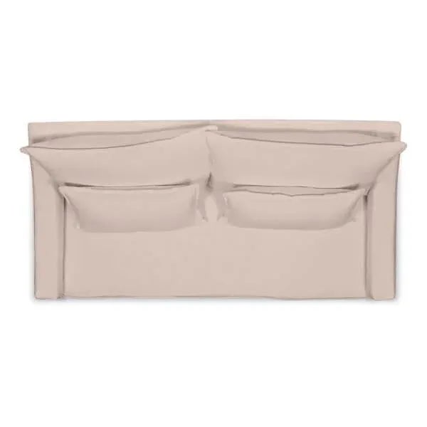 Contemporary Moss Home Darcy Sofa 108", Luca Oyster For Sale - Image 3 of 7