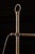 1920s Antique Brass Faries Table Lamp With Verdelite Glass Shade For Sale - Image 5 of 8