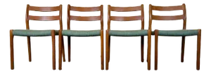 Mid-Century Chairs in Teak by Niels O. Möller for J. L. Møllers, 1960s, Set of 4