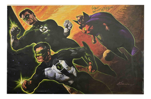 Vintage DC Comics Posters, 1987-1997, Set of 2