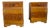 Art Deco Bedside Tables, Former Czechoslovakia, 1930s, Set of 2 For Sale