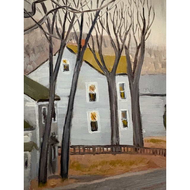 American 1980s Oil Painting - Landscape by Lester J. Clarke (1912-1999) For Sale - Image 3 of 10