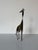 Striking 1980’s modernist steel giraffe sculpture by artist David Lesser, crafted from a single sheet of hand-cut steel....