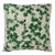 Brambles Green Pillow on Natural Linen For Sale