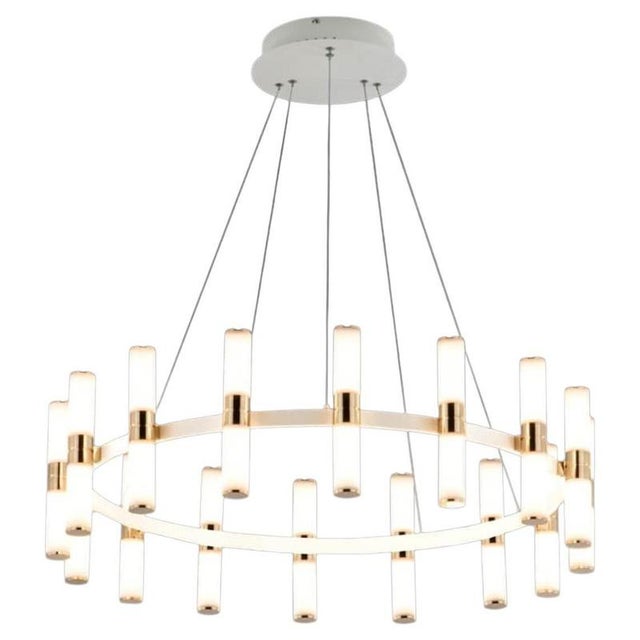Gold Collection Pioggia Di Luce Chandelier in Metal by Jago For Sale - Image 8 of 8