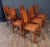 Art Deco French Dining Chairs in Amboyna, 1930, Set of 6 For Sale - Image 11 of 16