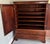 George II Style Dwarf Linen Chest in Cherry With Paneled Doors and Drawers For Sale In Chicago - Image 6 of 11