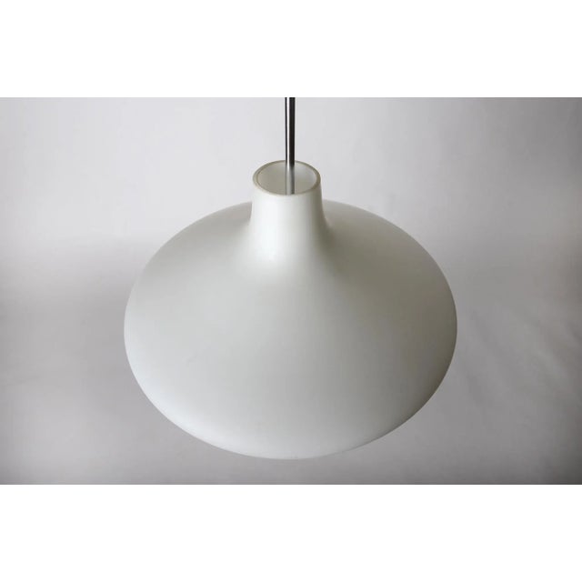 Josef Hurka Mid-Century Modern Opaline Ceiling Lamp by Josef Hurka for Napako, 1930s For Sale - Image 4 of 10