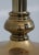 American Stiffel Attributed Brass & Crackle Glass Table Lamp For Sale - Image 3 of 11