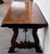 Brown 20th Century Spanish Carved Table With Iron Stretchers For Sale - Image 8 of 11