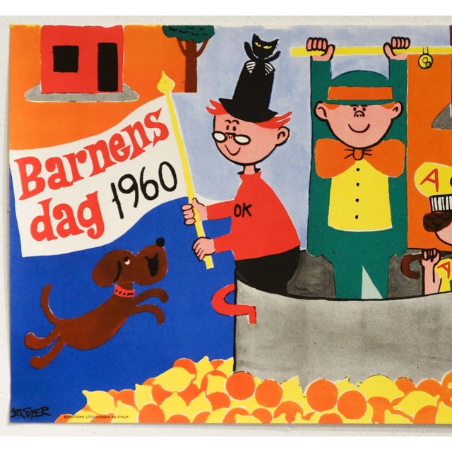 Date: 1960 Size: 9.5 x 19.75 inches Artist: Stroyer (illegible) About the Poster: Originally designed as a way for poor...