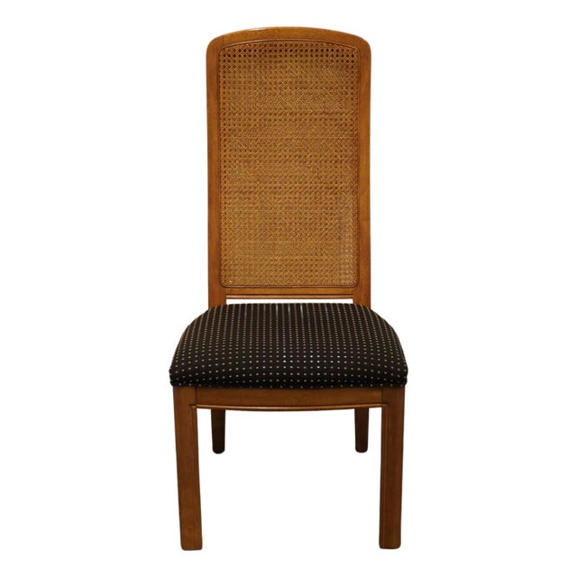 Bernhardt Furniture Contemporary Modern Cane Back Dining Side Chair 275-52 For Sale