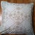 Embroidered Floral Pillows - A Pair For Sale - Image 4 of 4