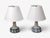 Erika Noomi Backhausen, Table Lamps, Blue and Gray Ceramic, Denmark, 1960s For Sale - Image 4 of 13