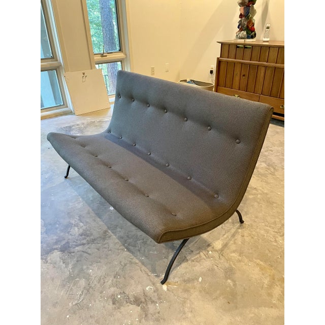 Pair of Milo Baughman Scoop Chairs With Label Mid Century Modern For Sale - Image 9 of 12
