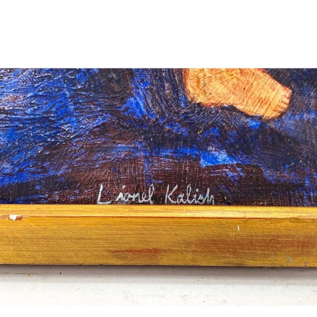 Lionel Kalish, Surrealist Oil Painting Circus Horse Scene Lionel Kalish Fantasy Scene New York, 1961 For Sale - Image 14 of 15