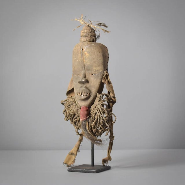 Early 20th Century Early 20th Century Dan Poro Ceremonial Mask For Sale - Image 5 of 10