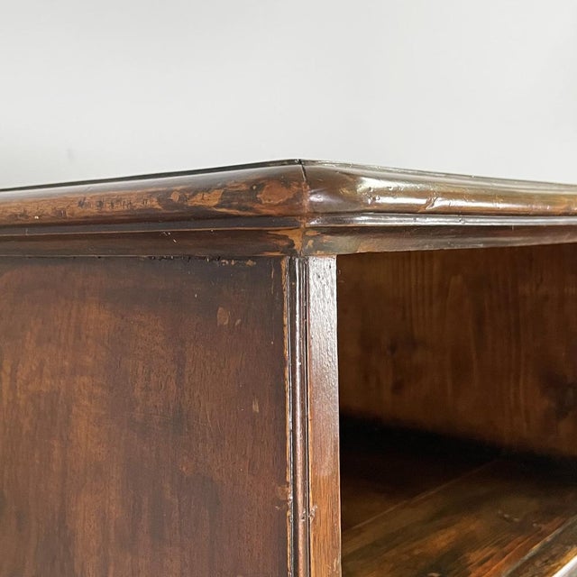 Italian 19th Century Style Wooden Cabinet or Bookcase, 1930s For Sale - Image 6 of 17