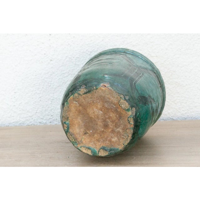 Ceramic Forest Echo Glaze Asian Vase For Sale - Image 7 of 8