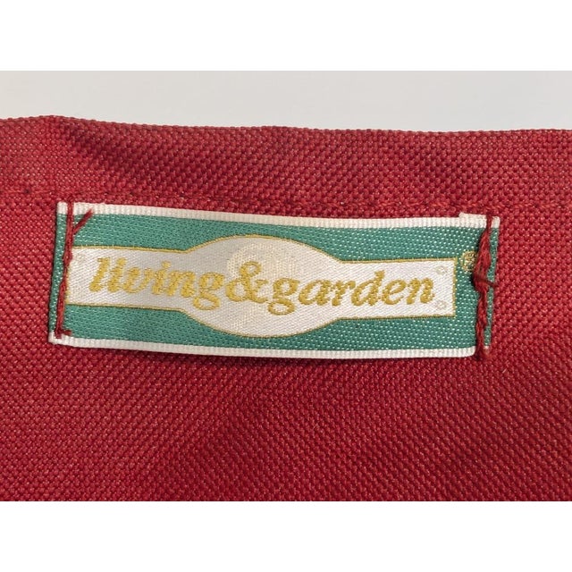 Vintage Wooden Directors Chair in Fabric For Sale - Image 9 of 12