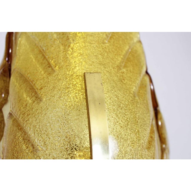 Gold Suspension in Murano Glass by Carl Fagerlund for Solken Leuchten, 1960s For Sale - Image 8 of 16