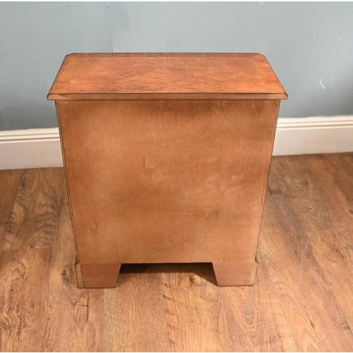 Georgian Revival Bedside Cabinets in Walnut, Set of 2 For Sale - Image 9 of 11