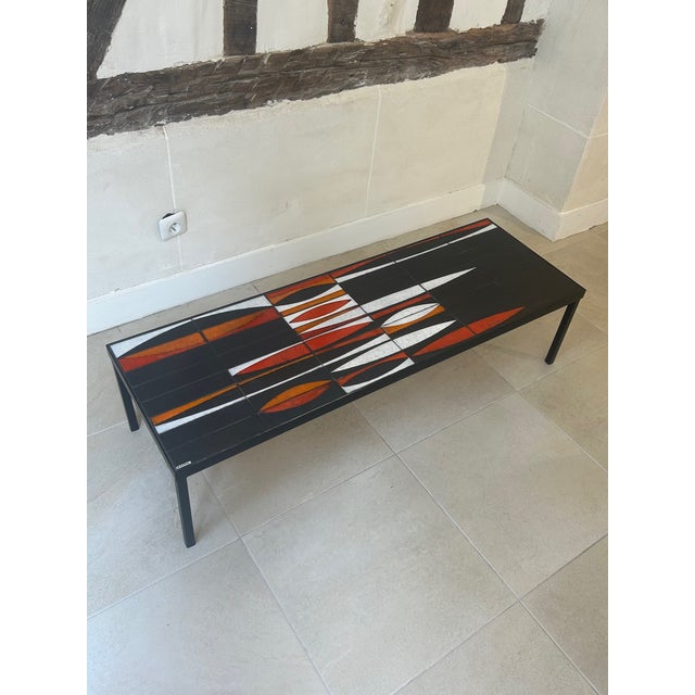 Navette Coffee Table by Roger Capron, 1950s For Sale - Image 10 of 10