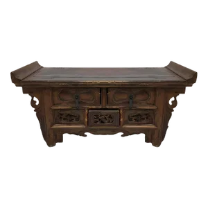 Mid 19th Century Antique Oriental Altar Cabinet / Sideboard - Shanxi Region