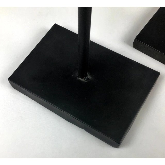 Gold Gold Finish Tall Statement Lotus Design Candle Holders - Set of 3 For Sale - Image 8 of 10