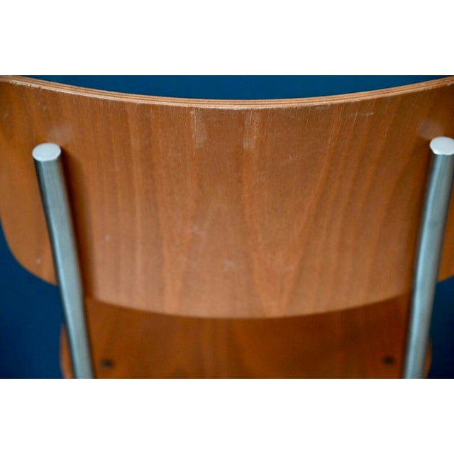 Vintage Industrial Chrome Tubular Chairs, Set of 4 For Sale - Image 12 of 14