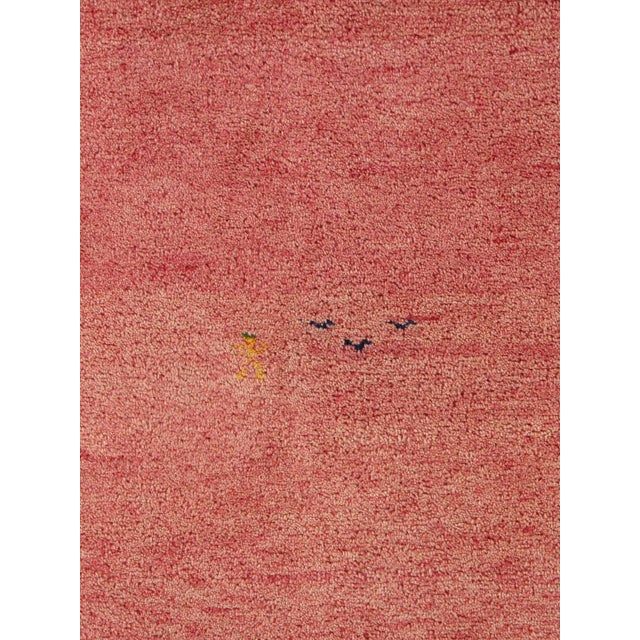 Vintage Hand-Knotted Gabbeh Rug 3'0" X 5'4" For Sale - Image 4 of 4