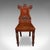 This is an antique hall chair. A Scottish, walnut occasional reception seat, dating to the Victorian period, circa 1860....