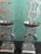 Mid 20th Century Pair of Early-Mid 20th Century Chinese Silver-Finished Brass Altar Candlesticks – Cranes & Fish For Sale - Image 5 of 9