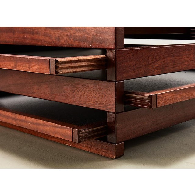 Paper Tetra Coffee Table by Bernard Vuarnesson for Bellato, 1980s For Sale - Image 7 of 10