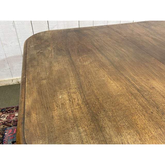 Brown Early 20th Century Henri II Walnut Table with Extensions For Sale - Image 8 of 17