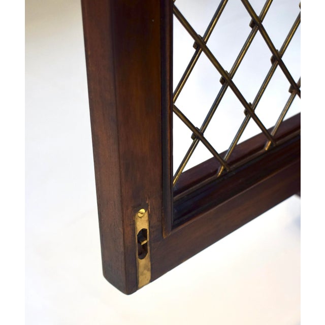 Late 20th Century 1990s English Regency Bookcase Cabinet by John-Richard, Mahogany For Sale - Image 5 of 12