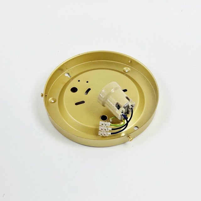 Mid-Century Modern Amber Bubble Glass Wall Lights attributed to Helena Tynell for Limburg, 1970s For Sale - Image 9 of 10