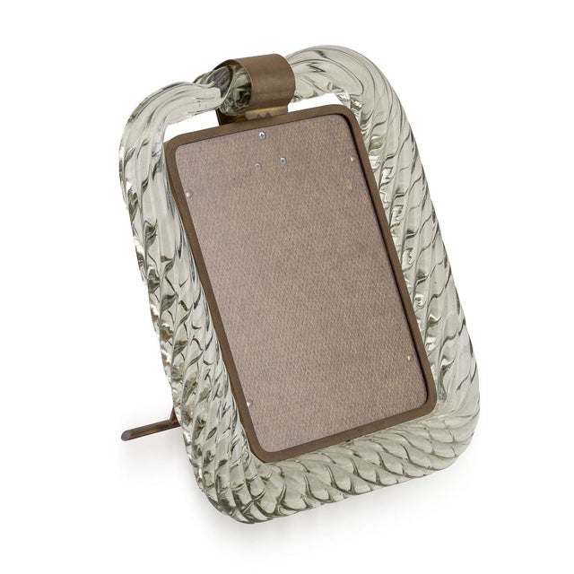 20th Century Italian Venetian Glass Photograph Frame by Paolo Venini attributable to Venini for Venini, 1950s For Sale - Image 13 of 13