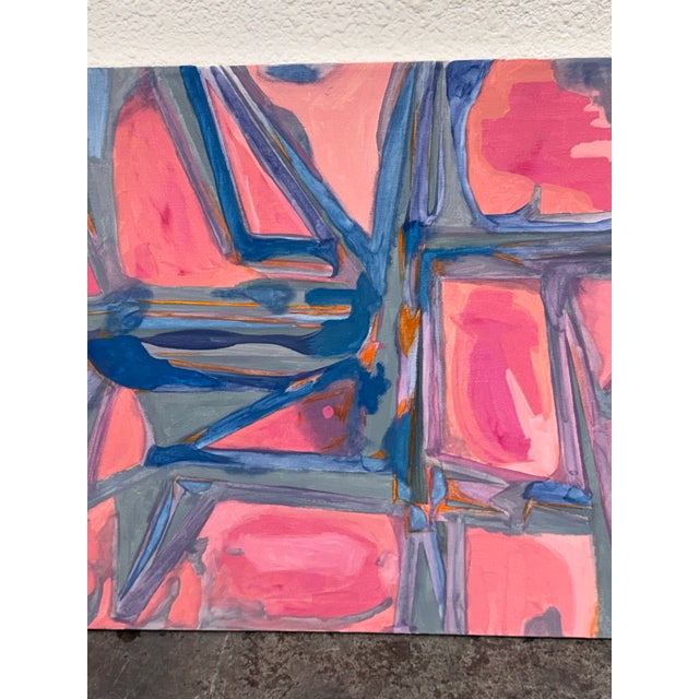 Abstract Acrylic on Canvas Painting, Circa 2010 For Sale - Image 11 of 12