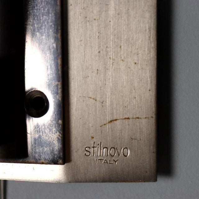 Gold Wall Lamp from Stilnovo, 1960s For Sale - Image 8 of 9