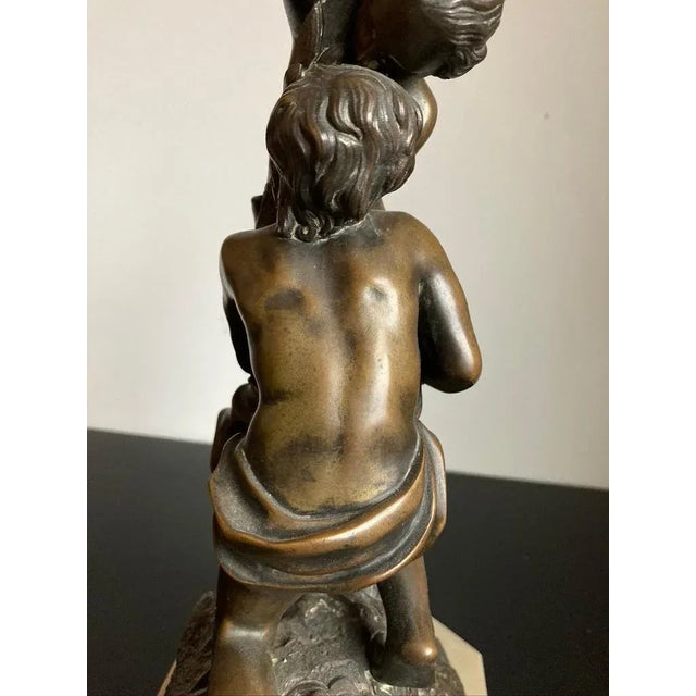 19th Century German Romantic Bronze Group For Sale - Image 9 of 13