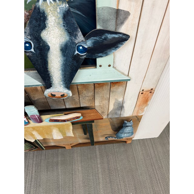 Circa 1988 Stephen Schubert Limited Edition Three Dimensional Giclee Painting For Sale - Image 10 of 12