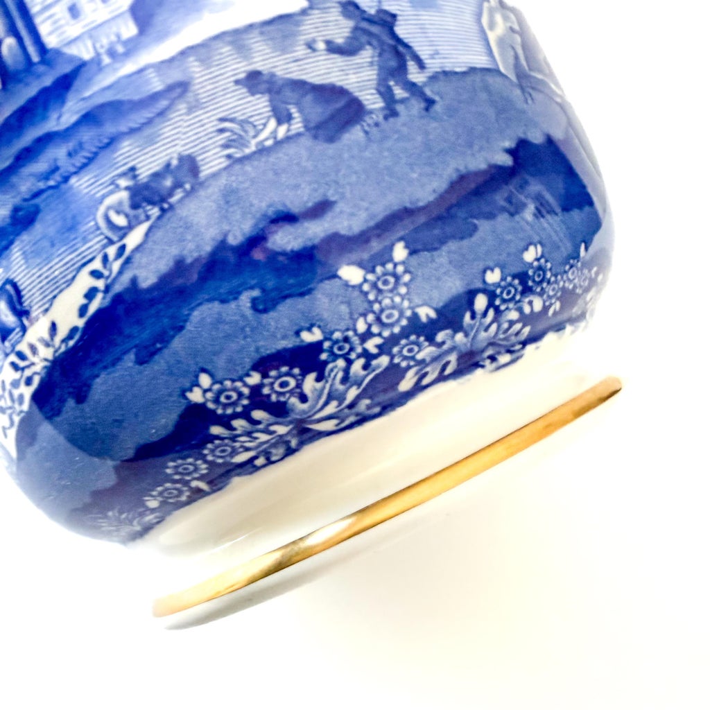 Mid-20th Century Copeland Spode “Italian” Blue & White Footed