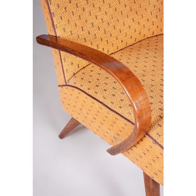 Mid-Century Armchairs in Beech, 1950s, Set of 4 For Sale - Image 6 of 15